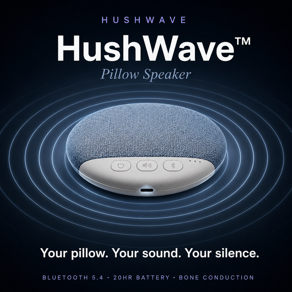 HushWave Pillow Speaker