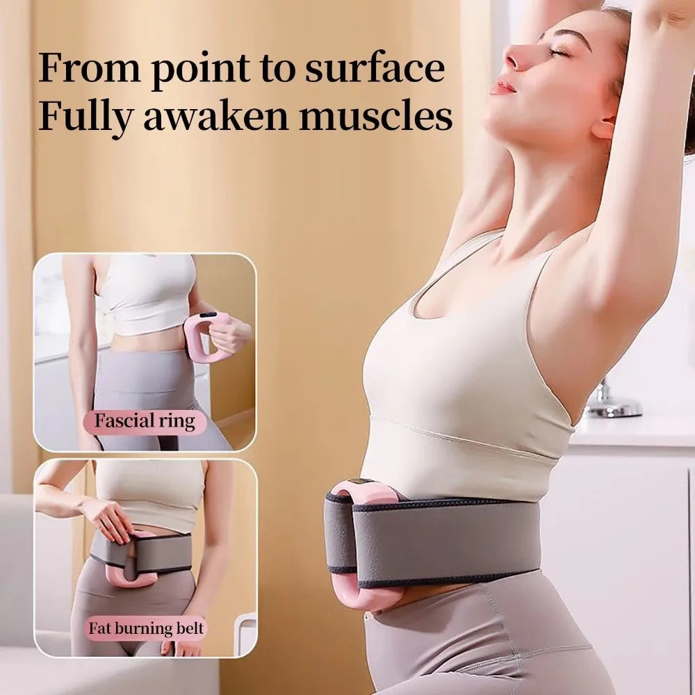 Portable Percussion Massage Belt for Deep Muscle Relief