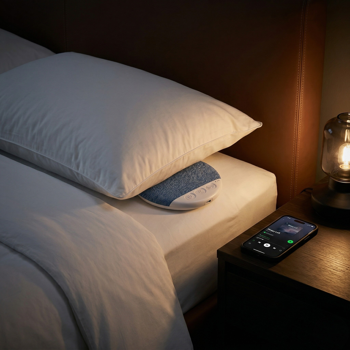 HushWave with its USB-C charging cable